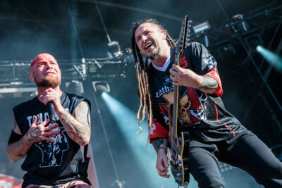 Five Finger Death Punch @ Download Paris 2017, foto 3, foto's door Dorien Goetschalckx - FrontView Magazine