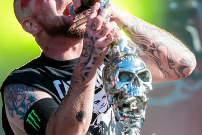 Five Finger Death Punch @ Download Paris 2017, foto 19, foto's door Dorien Goetschalckx - FrontView Magazine