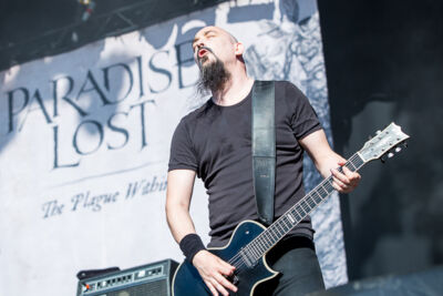 Paradise Lost @ Download Paris 2017, foto 9, foto's door Dorien Goetschalckx - FrontView Magazine