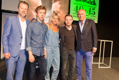 castvoorstelling musical 40-45 @ studio 100, picture 7, photographed by dirk janssens - FrontView Magazine