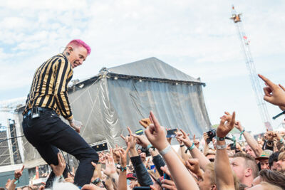Frank Carter & The Rattlesnakes @ Copenhell 2017, foto 4, foto's door Dorien Goetschalckx - FrontView Magazine