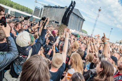 Frank Carter & The Rattlesnakes @ Copenhell 2017, foto 5, foto's door Dorien Goetschalckx - FrontView Magazine