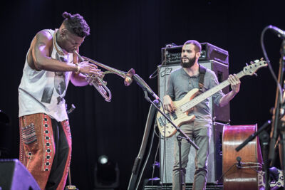 Christian Scott aTunde Adjuah @ Gent Jazz 2017, picture 13, photographed by Jan van Hecke - FrontView Magazine