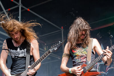 Evil Invadors @ Antwerp Metal Fest 2017, picture 17, photographed by Edwin Houdevelt - FrontView Magazine