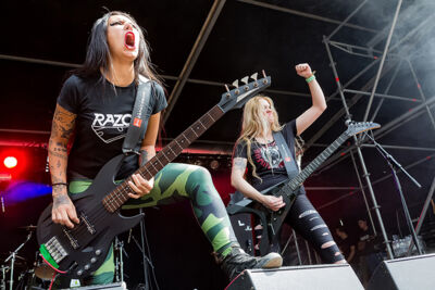 Nervosa @ Antwerp Metal Fest 2017, foto 1, foto's door Edwin Houdevelt - FrontView Magazine