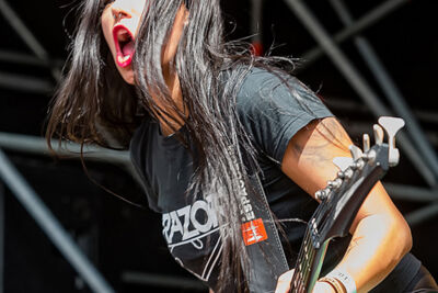 Nervosa @ Antwerp Metal Fest 2017, foto 2, foto's door Edwin Houdevelt - FrontView Magazine