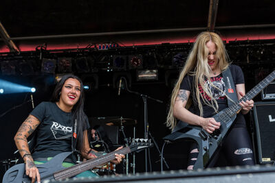 Nervosa @ Antwerp Metal Fest 2017, foto 7, foto's door Edwin Houdevelt - FrontView Magazine