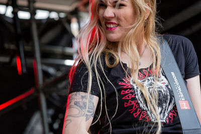 Nervosa @ Antwerp Metal Fest 2017, foto 16, foto's door Edwin Houdevelt - FrontView Magazine
