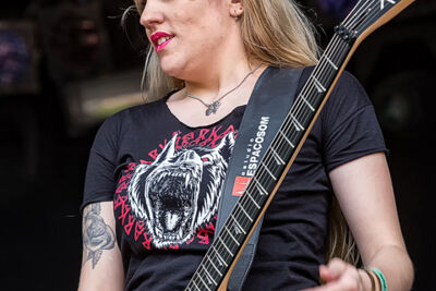 Nervosa @ Antwerp Metal Fest 2017, foto 21, foto's door Edwin Houdevelt - FrontView Magazine