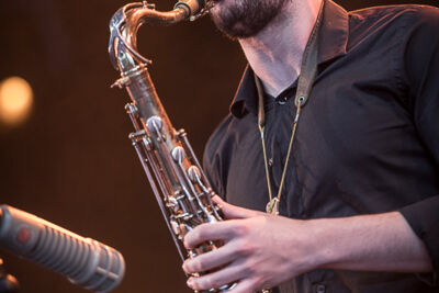 Omer Avital Quintet @ Gent Jazz 2017, picture 1, photographed by Jan van Hecke - FrontView Magazine
