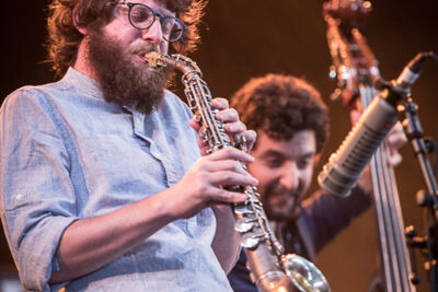 Omer Avital Quintet @ Gent Jazz 2017, picture 8, photographed by Jan van Hecke - FrontView Magazine