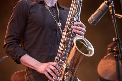 Omer Avital Quintet @ Gent Jazz 2017, picture 10, photographed by Jan van Hecke - FrontView Magazine