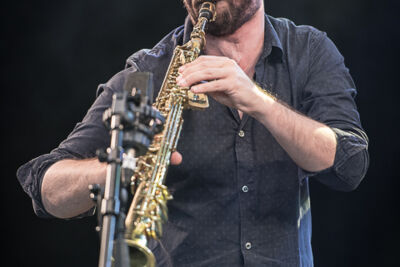 Vincent Peirani & Émile Parisien @ Gent Jazz 2017, picture 1, photographed by Jan van Hecke - FrontView Magazine