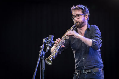 Vincent Peirani & Émile Parisien @ Gent Jazz 2017, picture 6, photographed by Jan van Hecke - FrontView Magazine