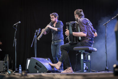 Vincent Peirani & Émile Parisien @ Gent Jazz 2017, picture 9, photographed by Jan van Hecke - FrontView Magazine
