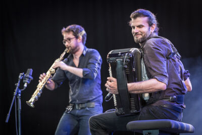 Vincent Peirani & Émile Parisien @ Gent Jazz 2017, picture 10, photographed by Jan van Hecke - FrontView Magazine