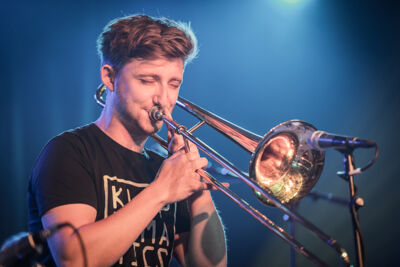 Kleptomatics @ Gent Jazz 2017, picture 2, photographed by Jan van Hecke - FrontView Magazine