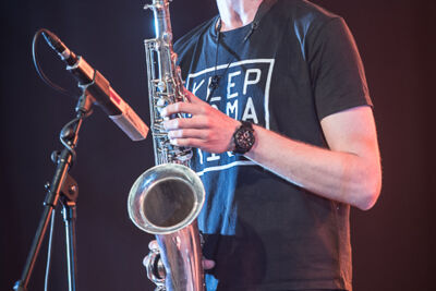 Kleptomatics @ Gent Jazz 2017, picture 3, photographed by Jan van Hecke - FrontView Magazine