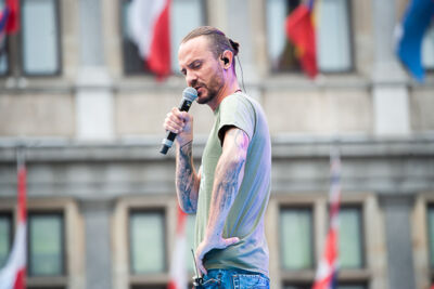 Repetities Vlaanderen Feest 2017 @ Grote Markt Antwerpen, foto 21, foto's door Goele Bormans - FrontView Magazine