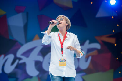 Repetities Vlaanderen Feest 2017 @ Grote Markt Antwerpen, foto 25, foto's door Goele Bormans - FrontView Magazine