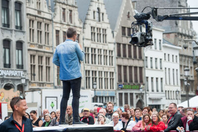 Repetities Vlaanderen Feest 2017 @ Grote Markt Antwerpen, foto 29, foto's door Goele Bormans - FrontView Magazine