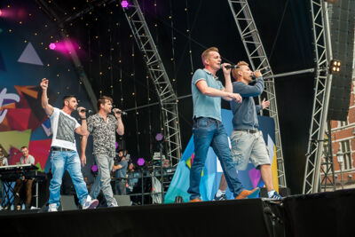 Repetities Vlaanderen Feest 2017 @ Grote Markt Antwerpen, foto 35, foto's door Goele Bormans - FrontView Magazine