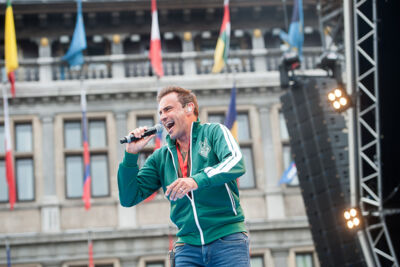 Repetities Vlaanderen Feest 2017 @ Grote Markt Antwerpen, foto 59, foto's door Goele Bormans - FrontView Magazine