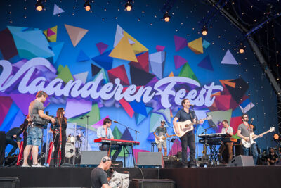Repetities Vlaanderen Feest 2017 @ Grote Markt Antwerpen, foto 66, foto's door Goele Bormans - FrontView Magazine