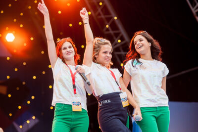 Repetities Vlaanderen Feest 2017 @ Grote Markt Antwerpen, foto 82, foto's door Goele Bormans - FrontView Magazine
