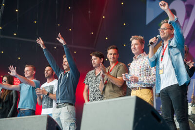 Repetities Vlaanderen Feest 2017 @ Grote Markt Antwerpen, foto 88, foto's door Goele Bormans - FrontView Magazine