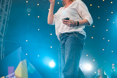 Repetities Vlaanderen Feest 2017 @ Grote Markt Antwerpen, foto 94, foto's door Goele Bormans - FrontView Magazine