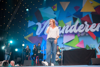 Repetities Vlaanderen Feest 2017 @ Grote Markt Antwerpen, foto 95, foto's door Goele Bormans - FrontView Magazine