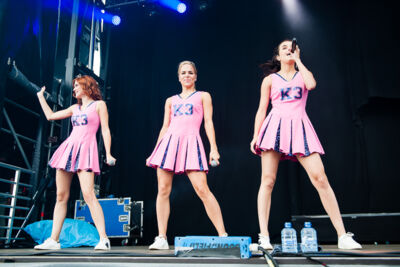 K3 @ Midsummerfest Wommelgem, foto 2, foto's door Dimitri Vanlommel - FrontView Magazine