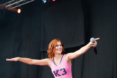 K3 @ Midsummerfest Wommelgem, foto 8, foto's door Dimitri Vanlommel - FrontView Magazine