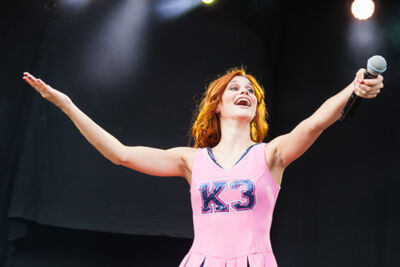 K3 @ Midsummerfest Wommelgem, foto 13, foto's door Dimitri Vanlommel - FrontView Magazine