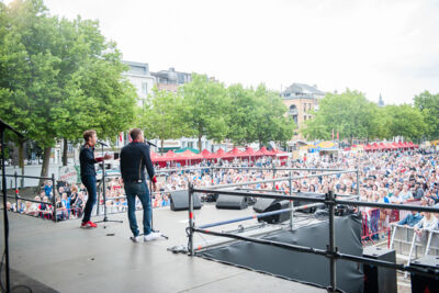 Cleymans & Van Geel @ Antwerpen Zingt, picture 4, photographed by Goele Bormans - FrontView Magazine