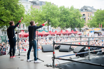 Cleymans & Van Geel @ Antwerpen Zingt, picture 6, photographed by Goele Bormans - FrontView Magazine