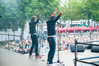 Cleymans & Van Geel @ Antwerpen Zingt, picture 32, photographed by Goele Bormans - FrontView Magazine