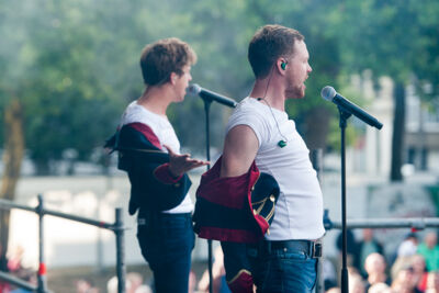 Cleymans & Van Geel @ Antwerpen Zingt, picture 43, photographed by Goele Bormans - FrontView Magazine