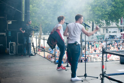 Cleymans & Van Geel @ Antwerpen Zingt, picture 44, photographed by Goele Bormans - FrontView Magazine