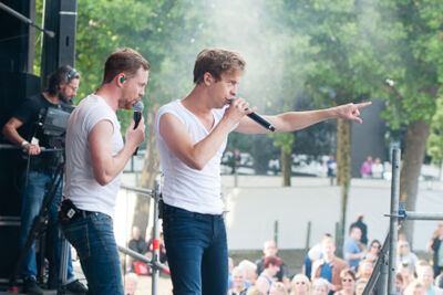 Cleymans & Van Geel @ Antwerpen Zingt, picture 45, photographed by Goele Bormans - FrontView Magazine