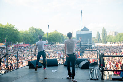 Cleymans & Van Geel @ Antwerpen Zingt, picture 57, photographed by Goele Bormans - FrontView Magazine
