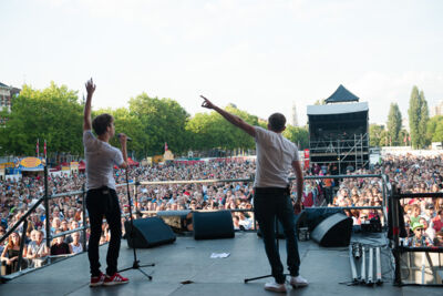 Cleymans & Van Geel @ Antwerpen Zingt, picture 58, photographed by Goele Bormans - FrontView Magazine