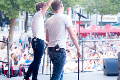 Cleymans & Van Geel @ Antwerpen Zingt, picture 78, photographed by Goele Bormans - FrontView Magazine