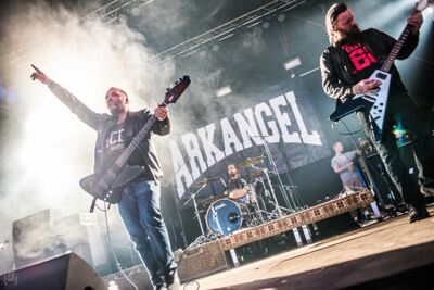 Arkangel @ Ieper Hardcore Fest, picture 3, photographed by Luc Luyten - FrontView Magazine