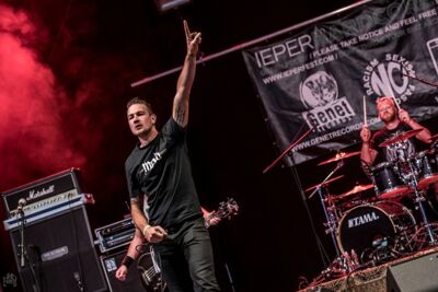 The Curse of Millhaven @ Ieper Hardcore Fest, picture 7, photographed by Luc Luyten - FrontView Magazine
