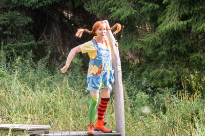 Castvoorstelling Pippi Langkous @ Speelbos Park Groot Schijn, picture 2, photographed by Goele Bormans - FrontView Magazine
