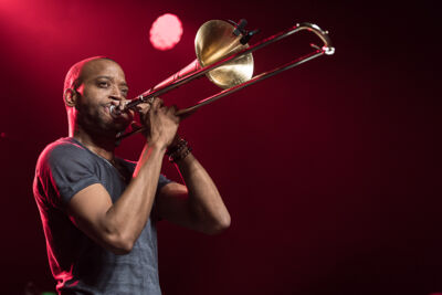Trombone Shorty @ Het Depot, picture 9, photographed by Jan van Hecke - FrontView Magazine