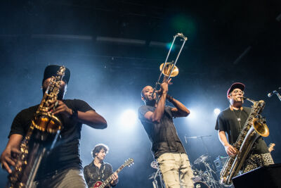 Trombone Shorty @ Het Depot, picture 17, photographed by Jan van Hecke - FrontView Magazine