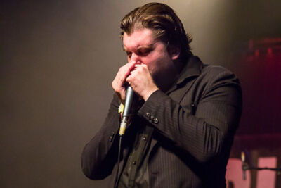 GILES ROBSON BAND (UK) @ Blues in Schoten, picture 29, photographed by Marc Verdonck - FrontView Magazine